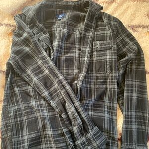 Black and gray flannel